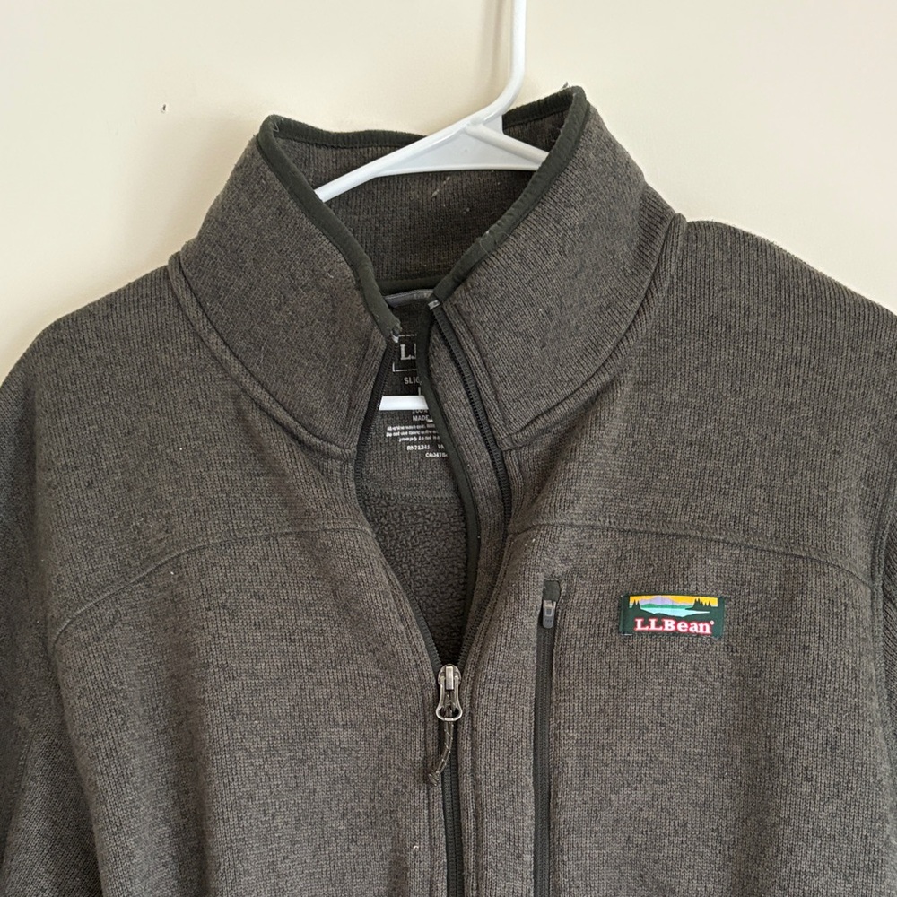 L.L. Bean Men's Dark Green Fleece
